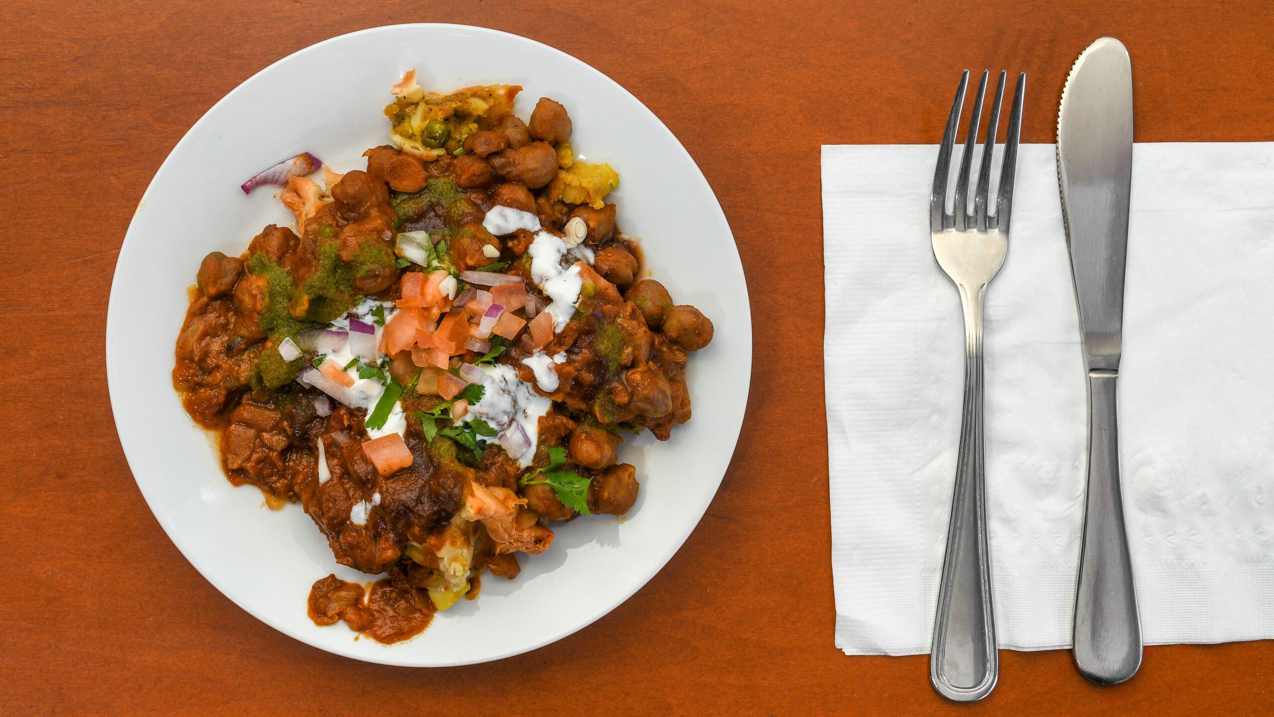 Samosa Chaat.