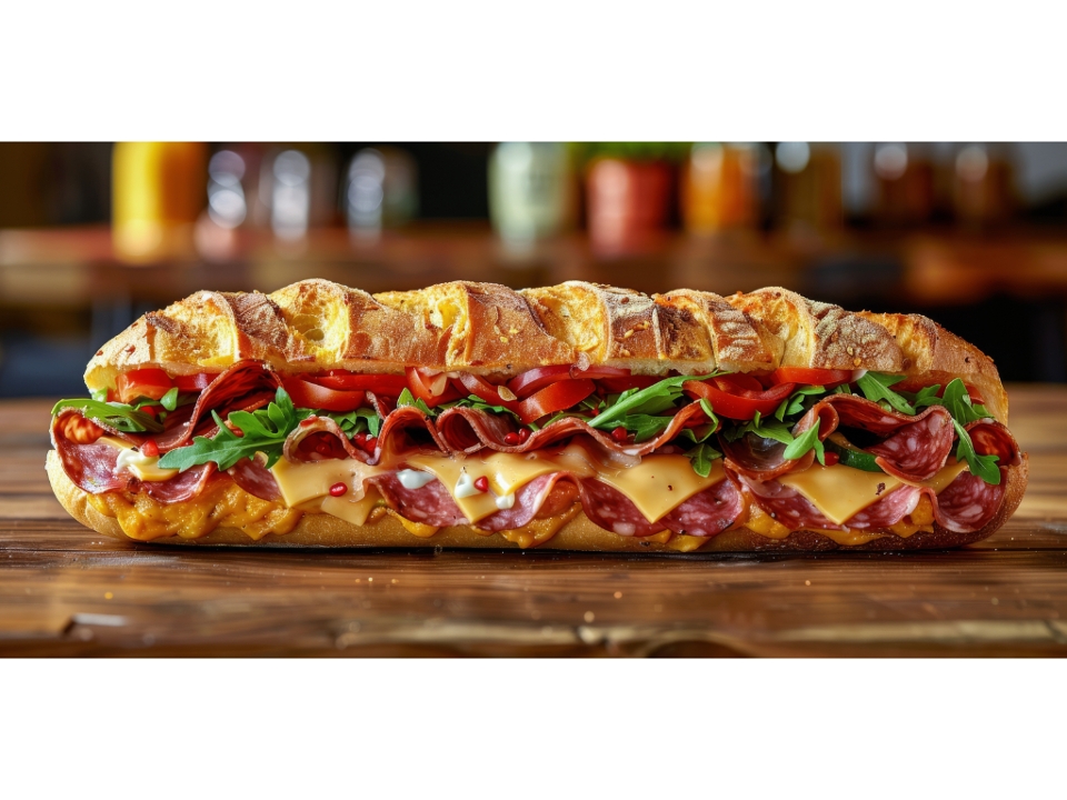 Hot Submarine Sandwich.