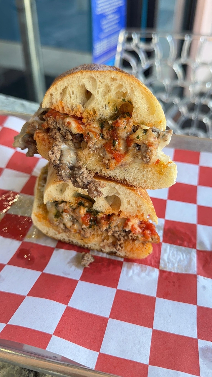 Wagyu Meatball Chopped Cheese.