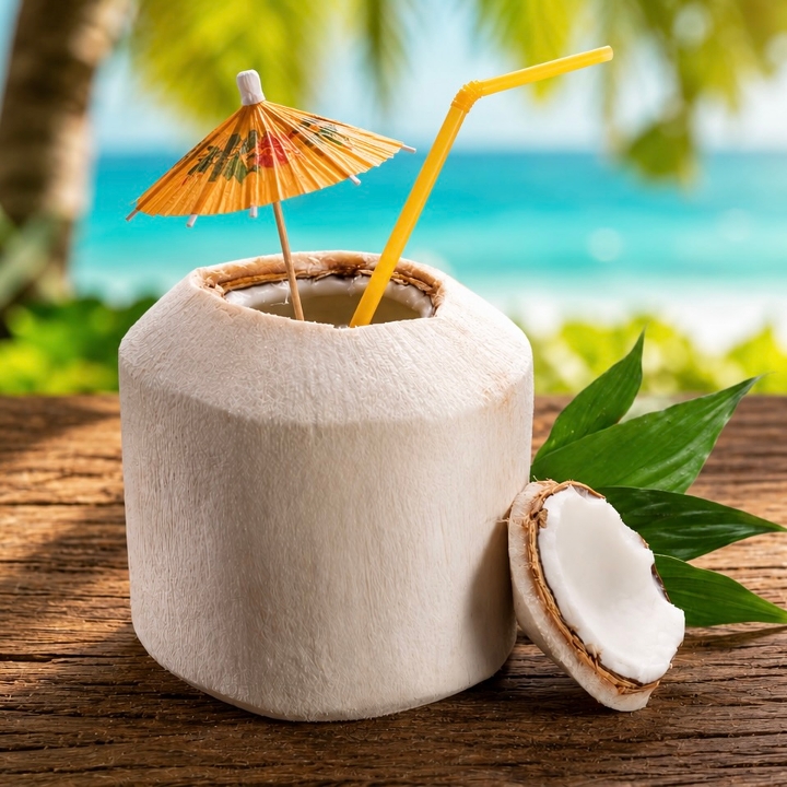 Fresh Coconut Juice.