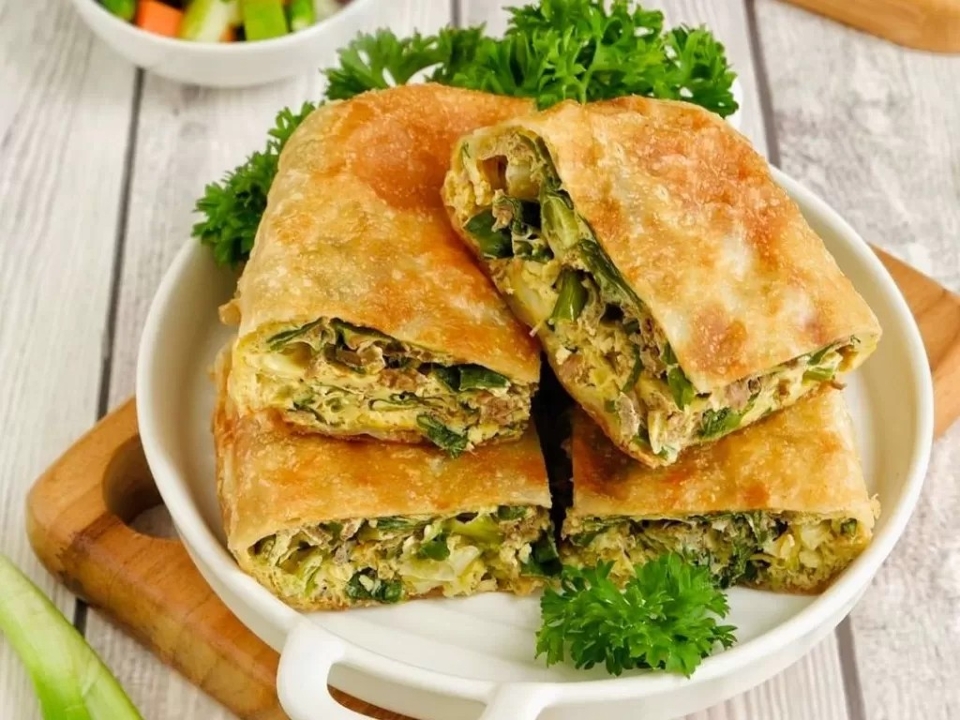 Egg Scallion Pancake.