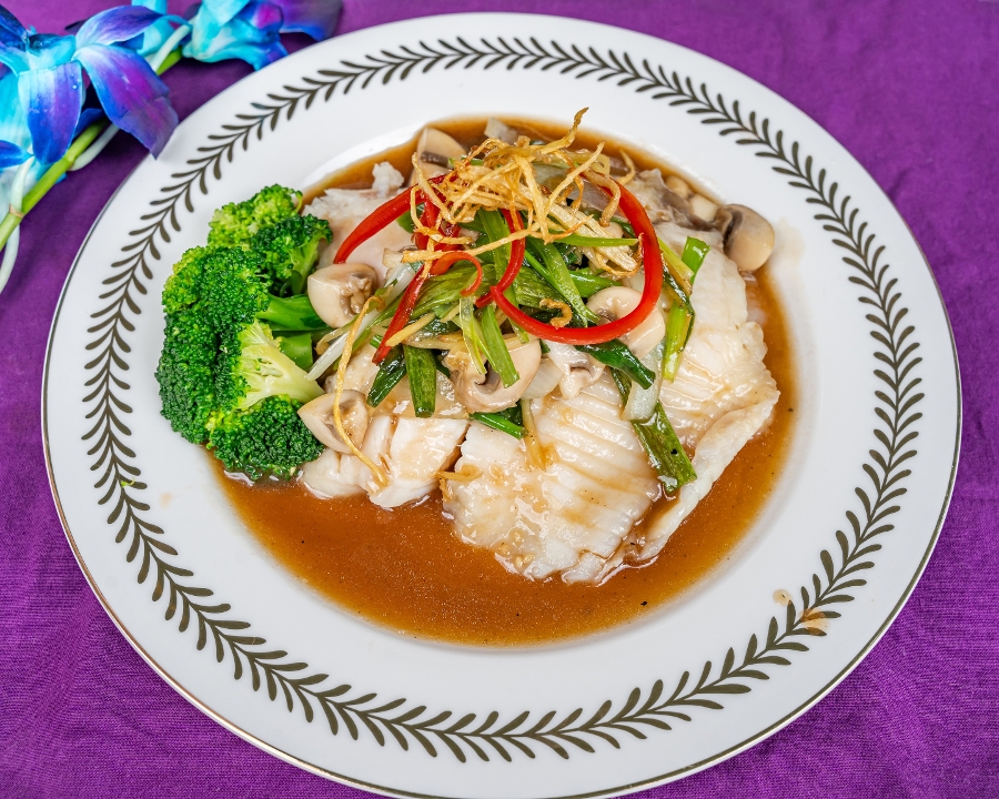 Steamed Fish.