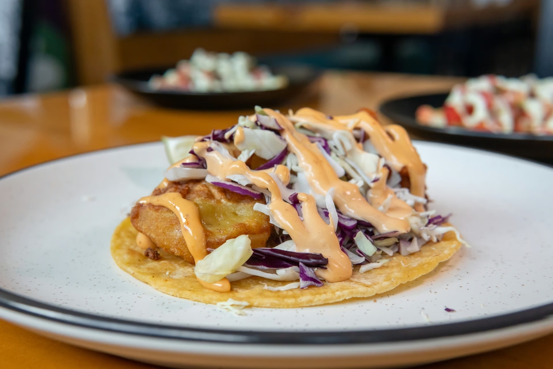 Baja Shrimp Taco.