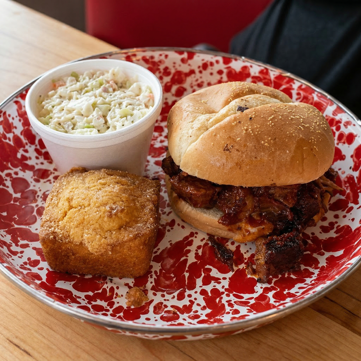 Burnt End Sandwich.