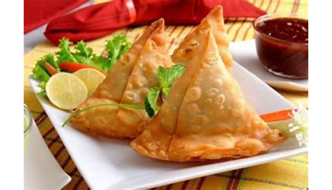 Pizza Samosa(3) - Vegan.