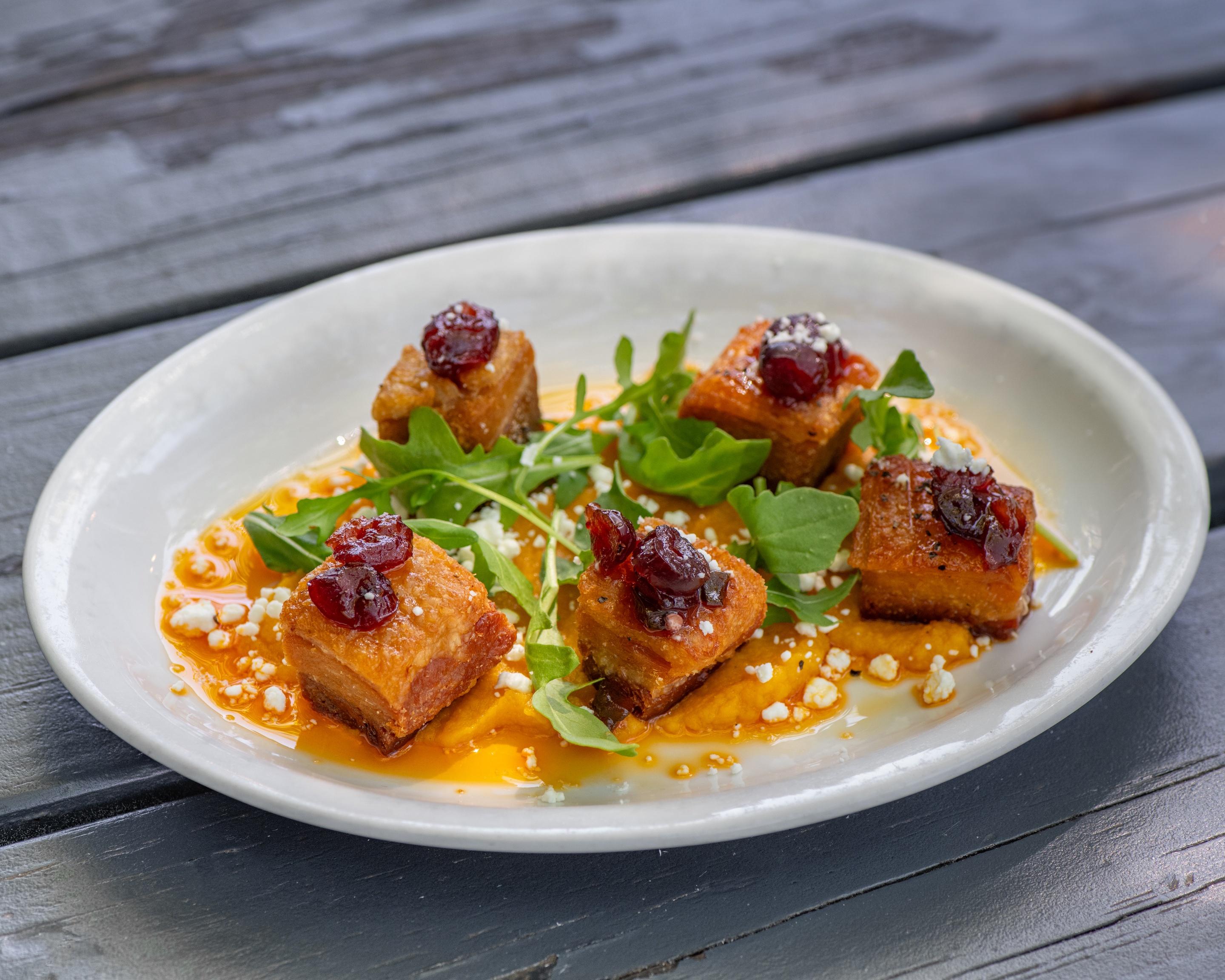 Crispy Smoked Pork Belly.