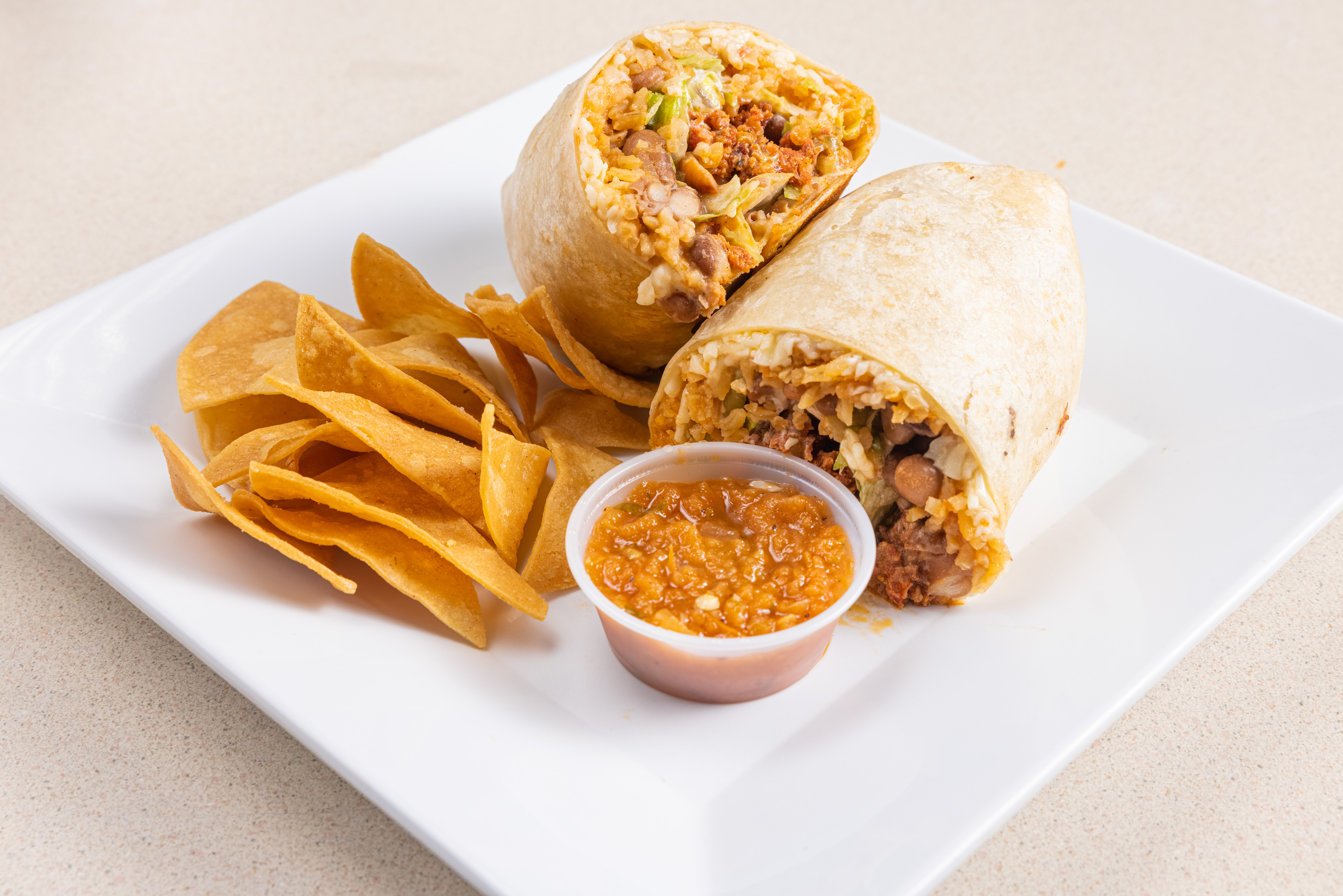 Chicken Burrito.