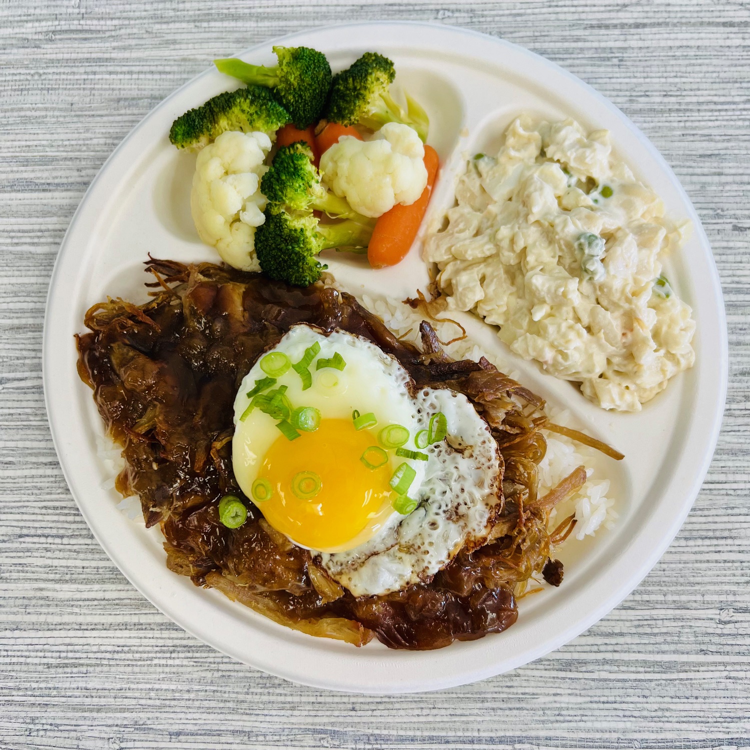 Kalua Moco Plate Lunch.