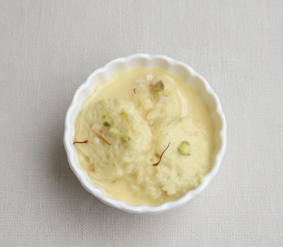 Pistachio Silk Rasmalai.