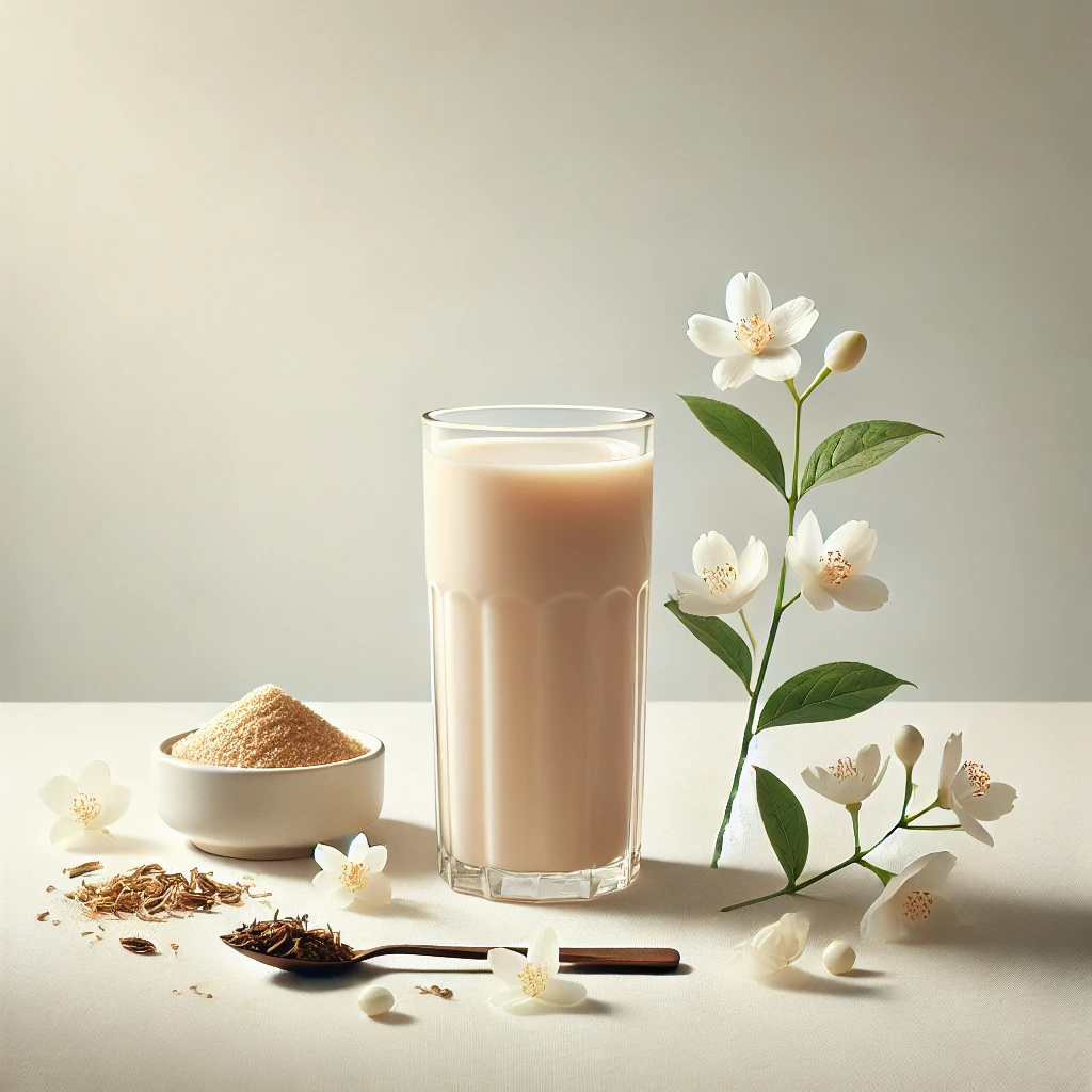 Jasmine Milk Tea.