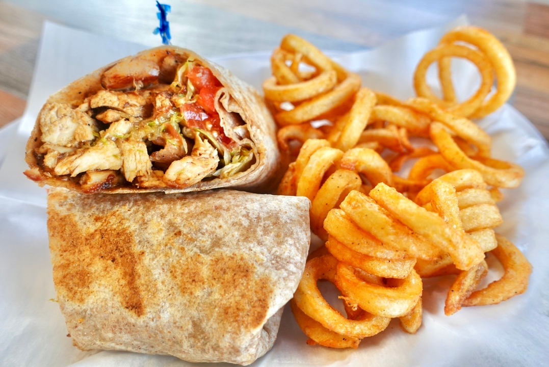 Cajun Chicken Wrap.