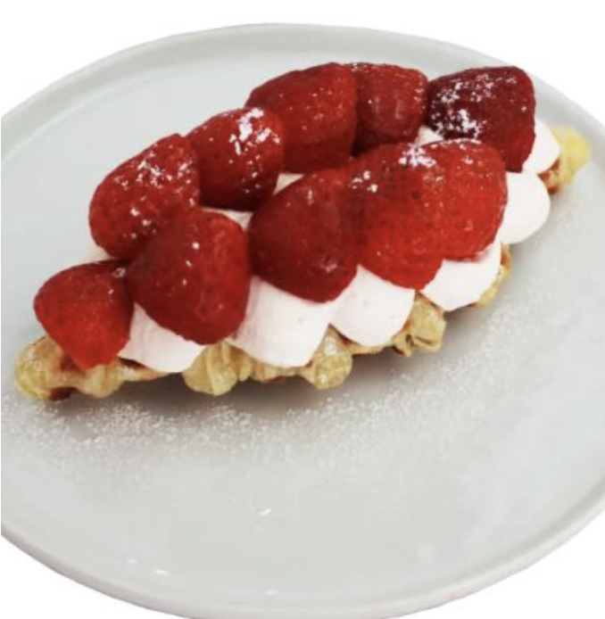 Strawberry Bliss Croffle.