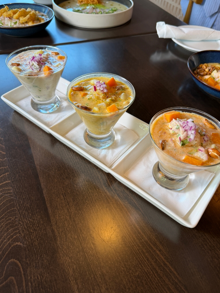 Trio Leche de Tigre.
