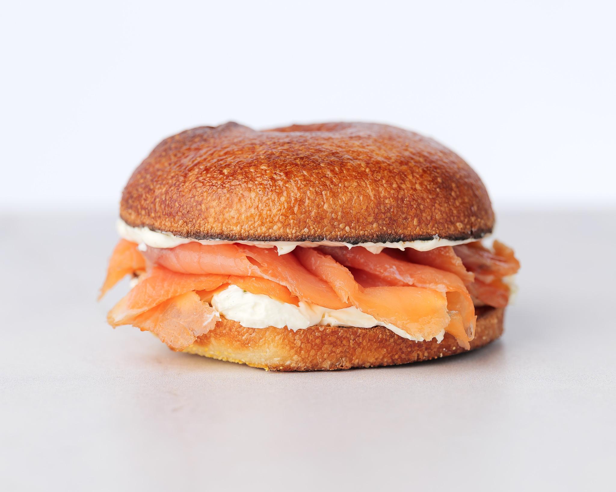 Bagel with a Lox and a Schmear.