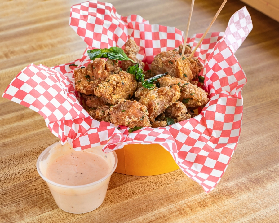 Salt & Pepper Popcorn Chicken.