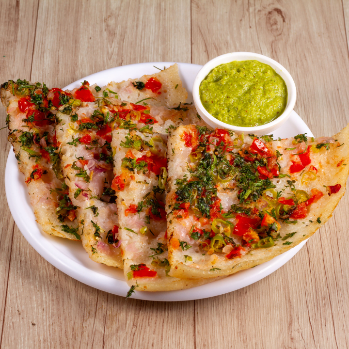 Onion Tomato Uttapam.