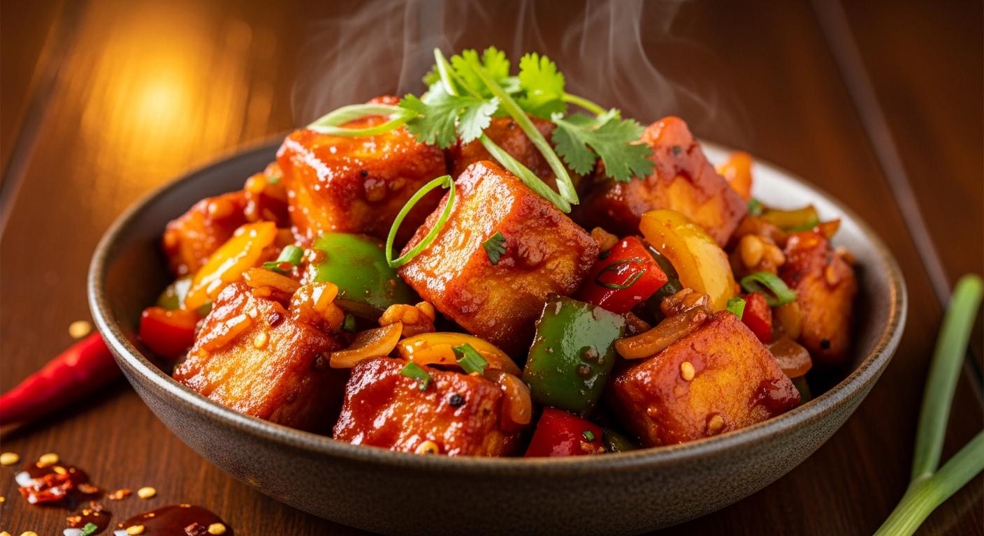 A012 Chilli Paneer.