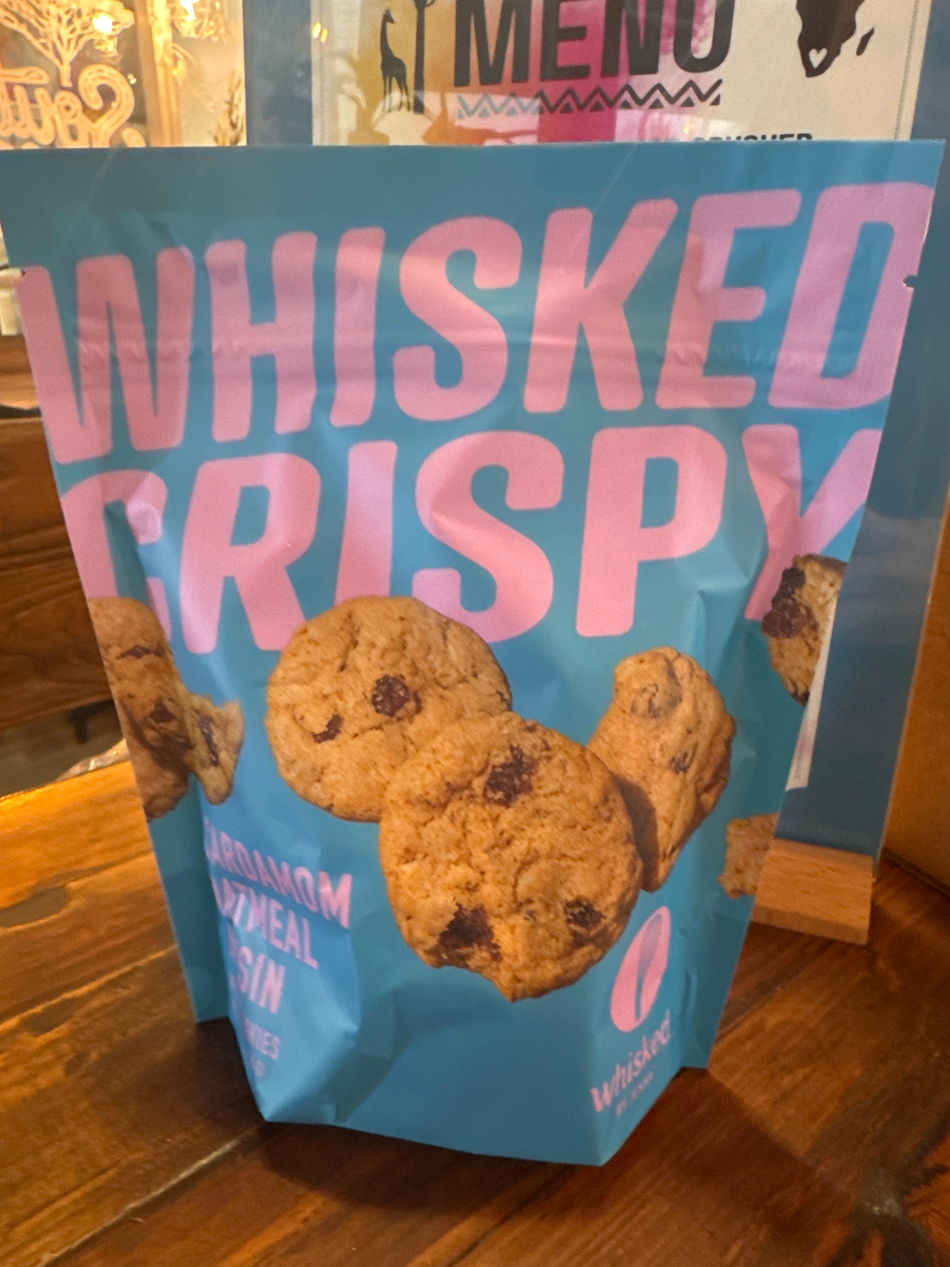 Whisked Cookies Cardamom Oatmeal Raisin.