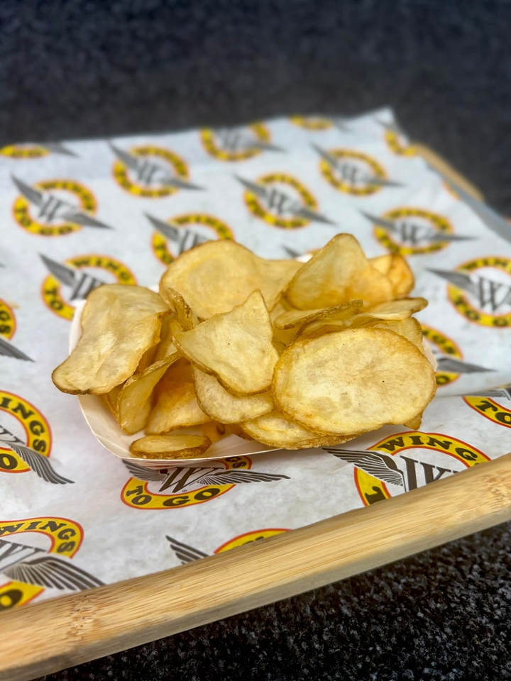 Regular Burnie's Fried Chips.
