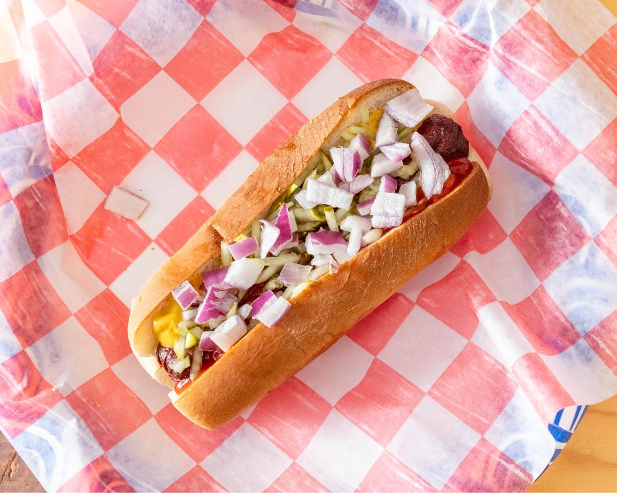 Beef Hot Dog Combo.