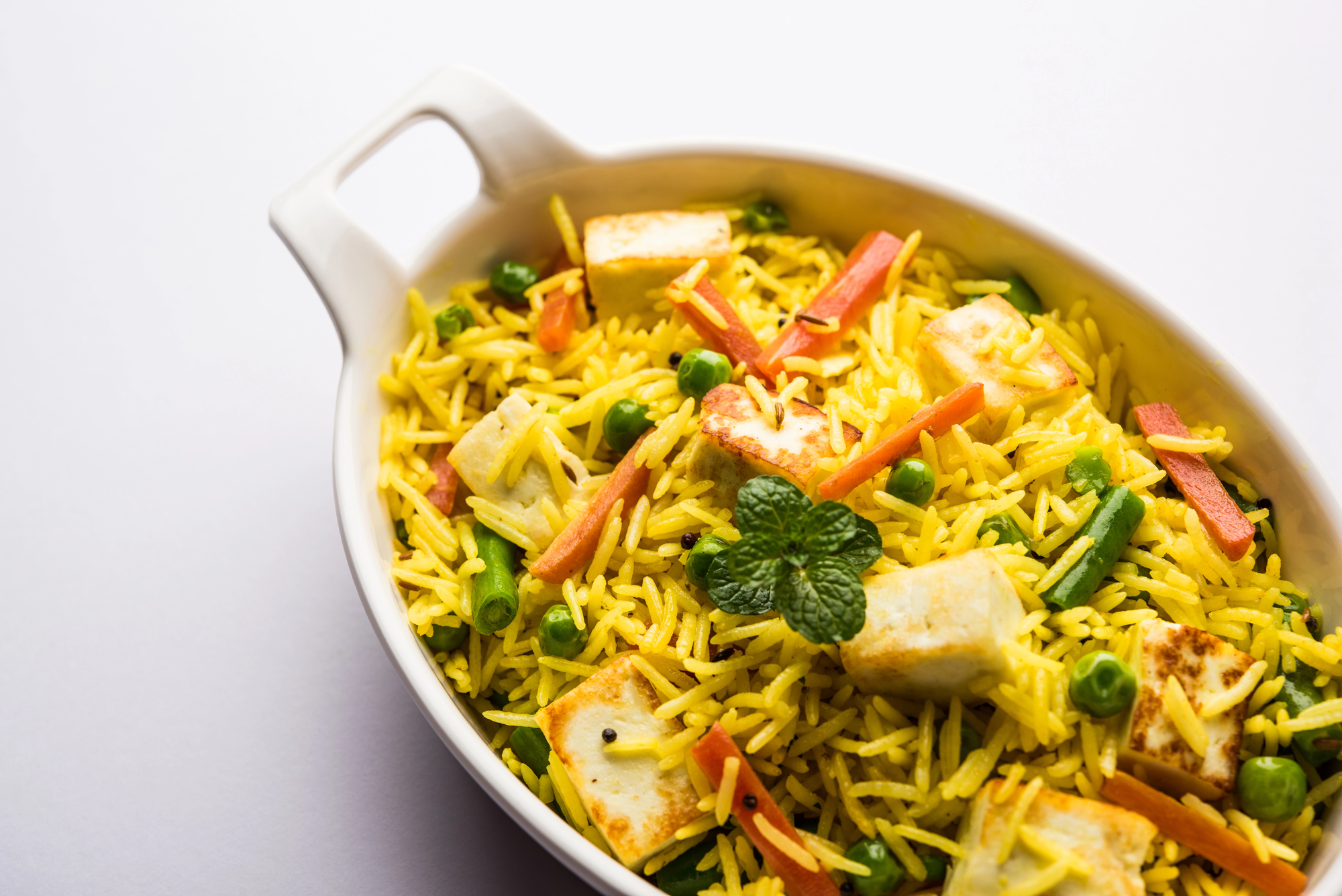 Tofu Biryani - Vegan & Gluten free.