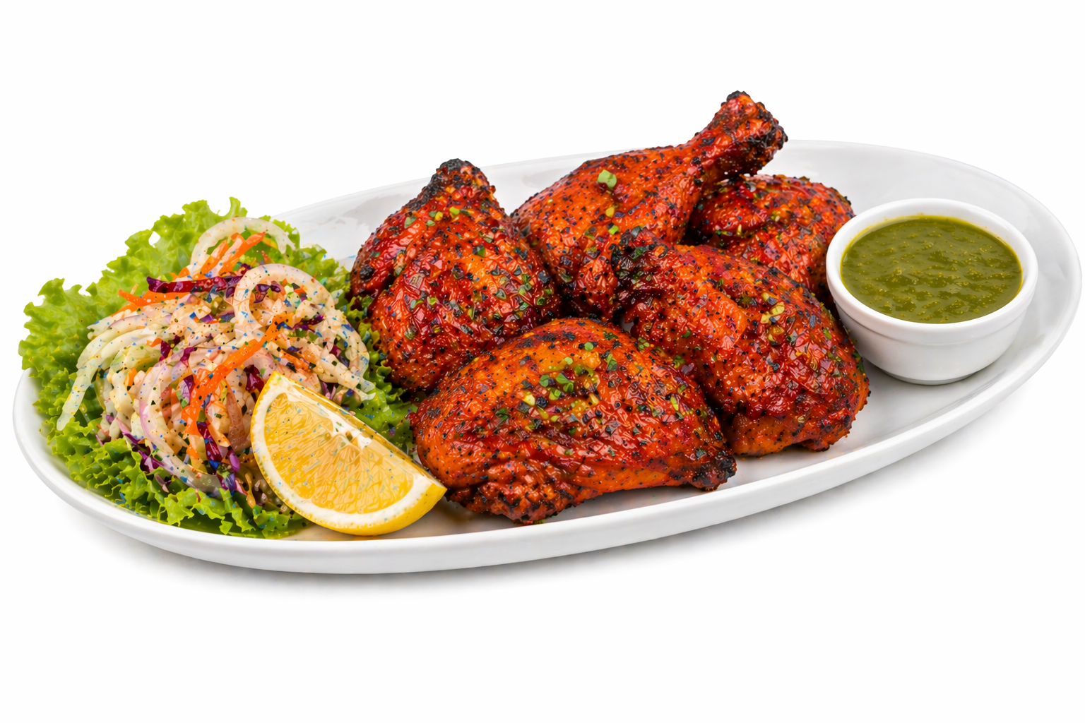 Chicken Schezwan Tandoori.