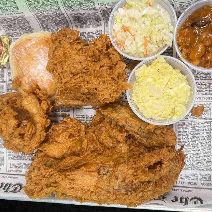 1/2 Chicken Dinner.