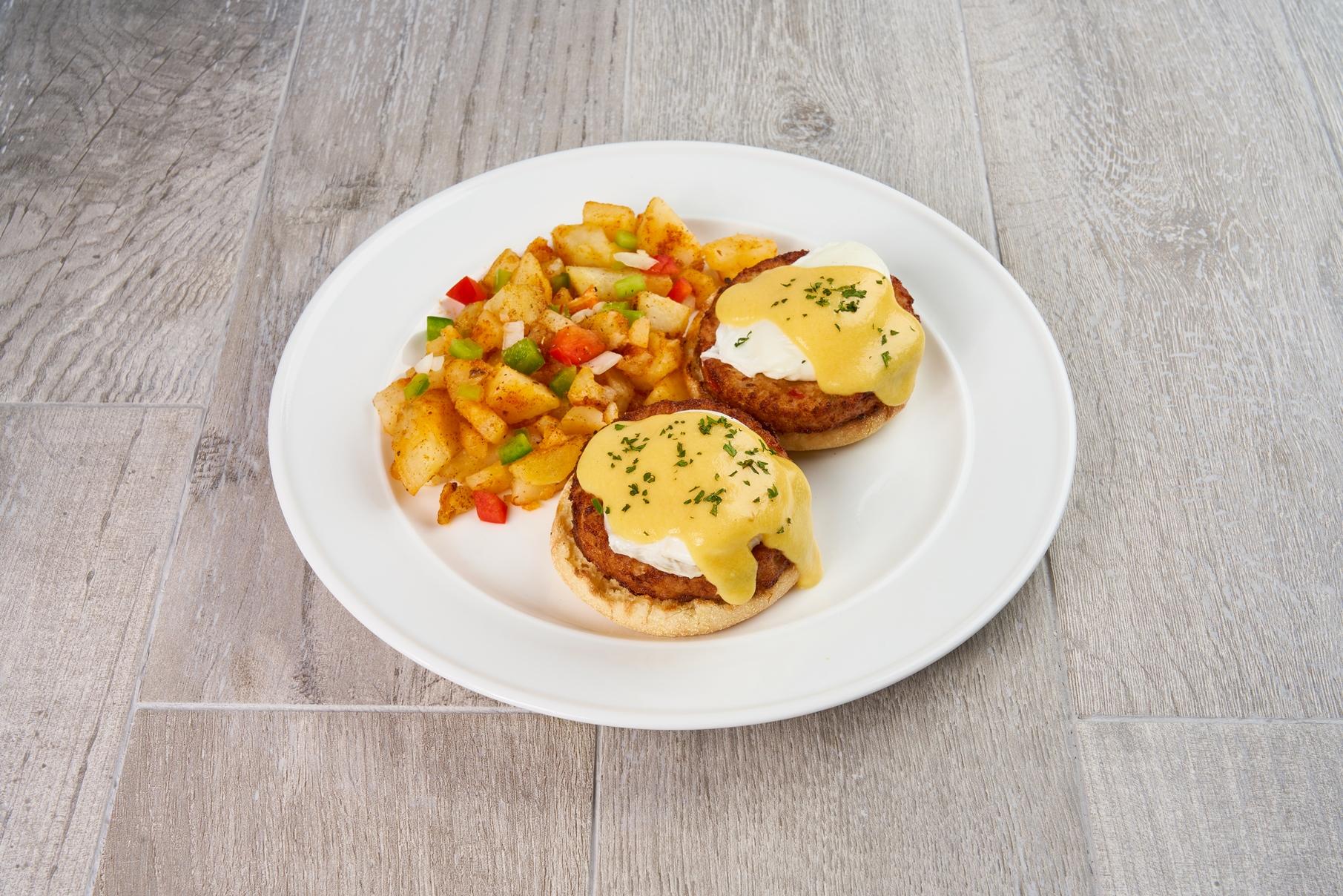 Crab Cake Benedict.