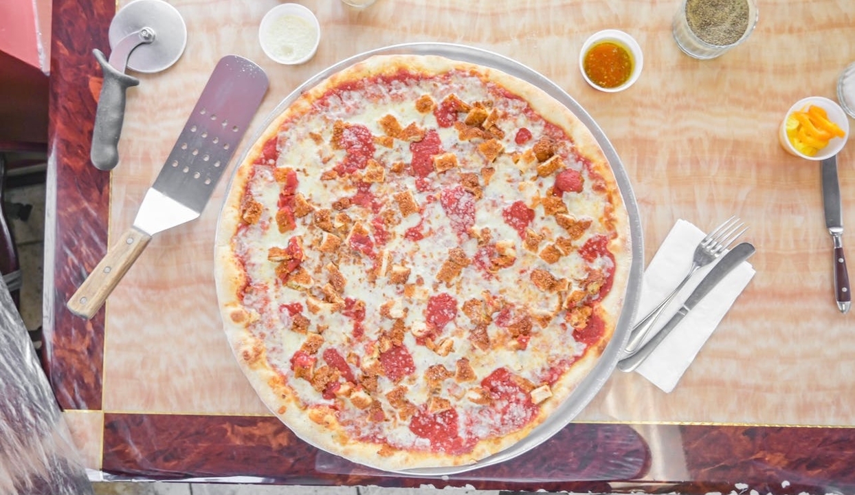 LG Chicken Parm Pizza.