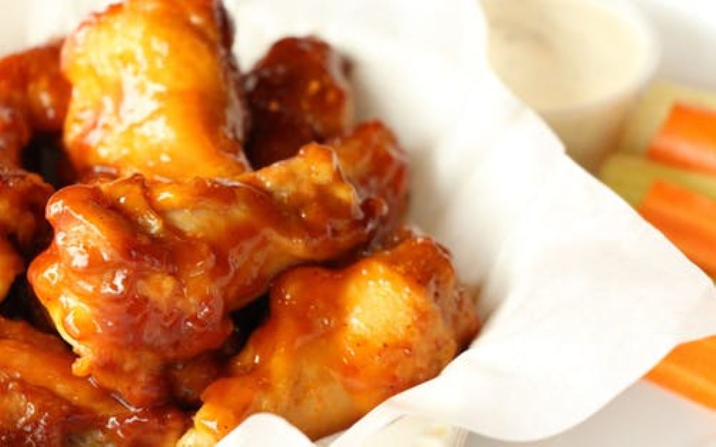 10 Baked Wings.