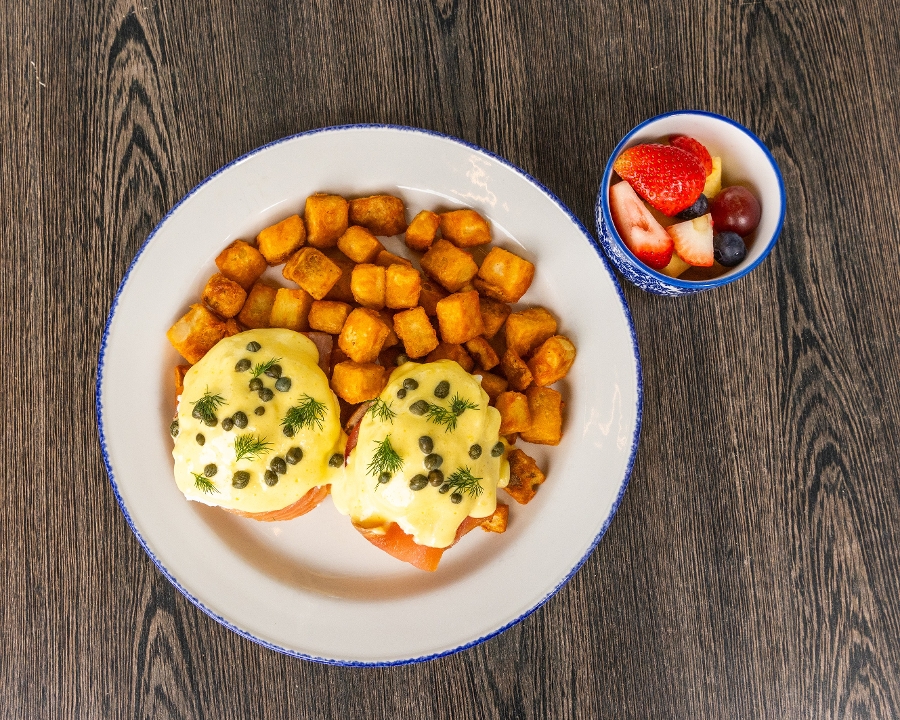 Smoked Salmon Benedict.