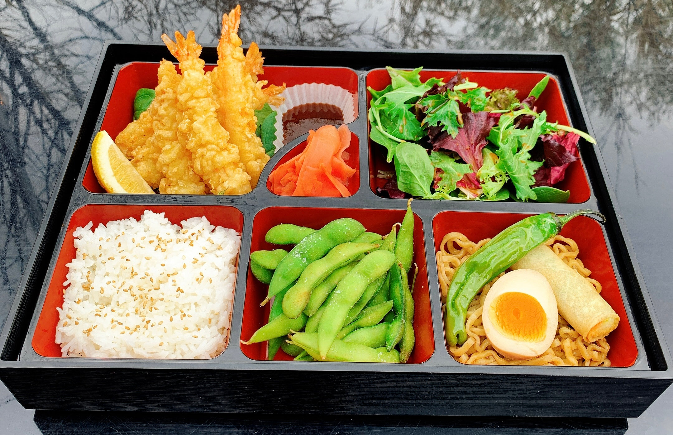 Bento Shrimp Tempura.