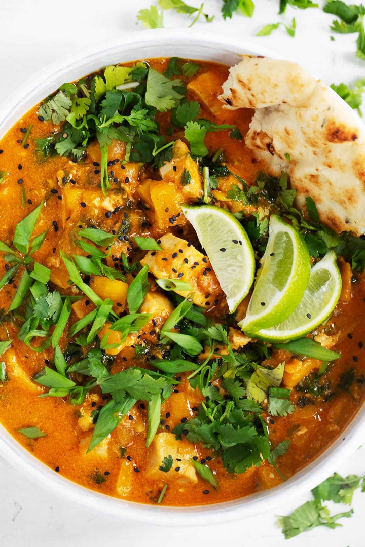 Mango Lemon Chicken Curry.
