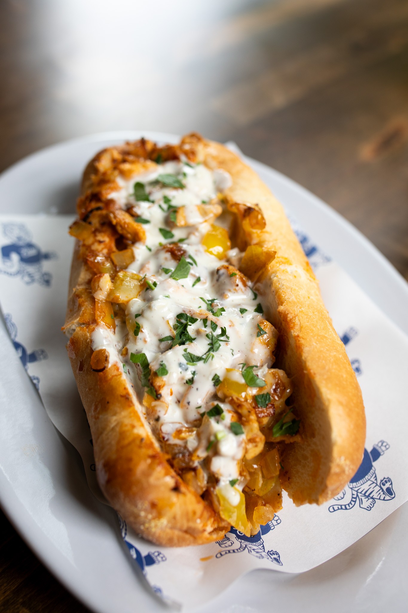 Buffalo Chicken Cheesesteak.