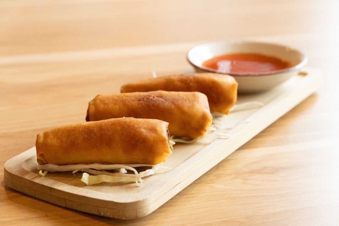 Vegetable Spring Rolls.