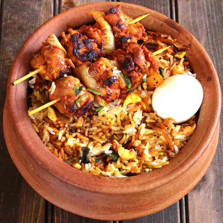 Tikka Biryani - Boneless Chicken.
