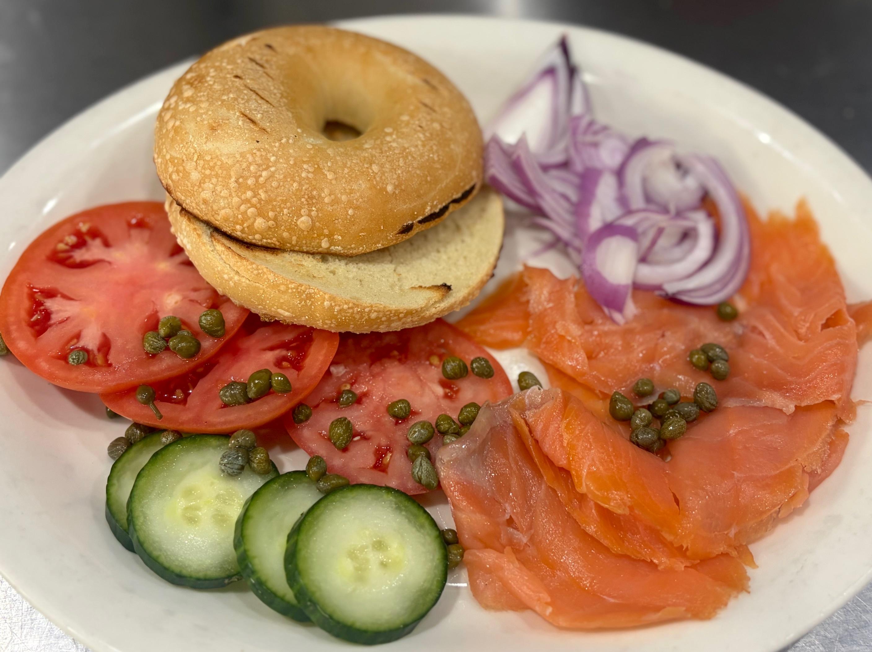Smoked Salmon Platter.