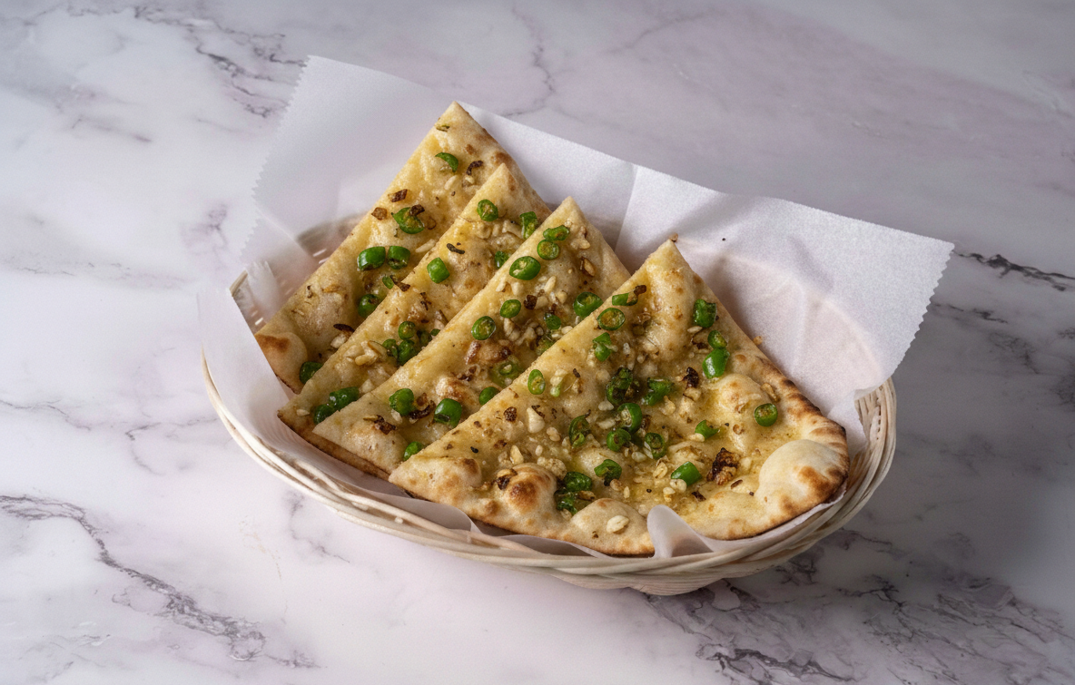 GARLIC CHILLI NAAN.