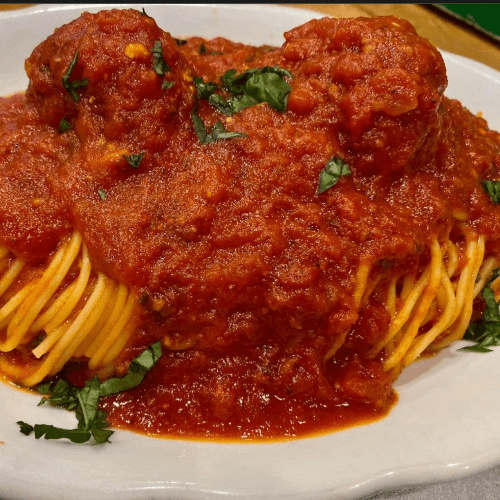 SPAGHETTI & MEATBALLS ENTRÉE.