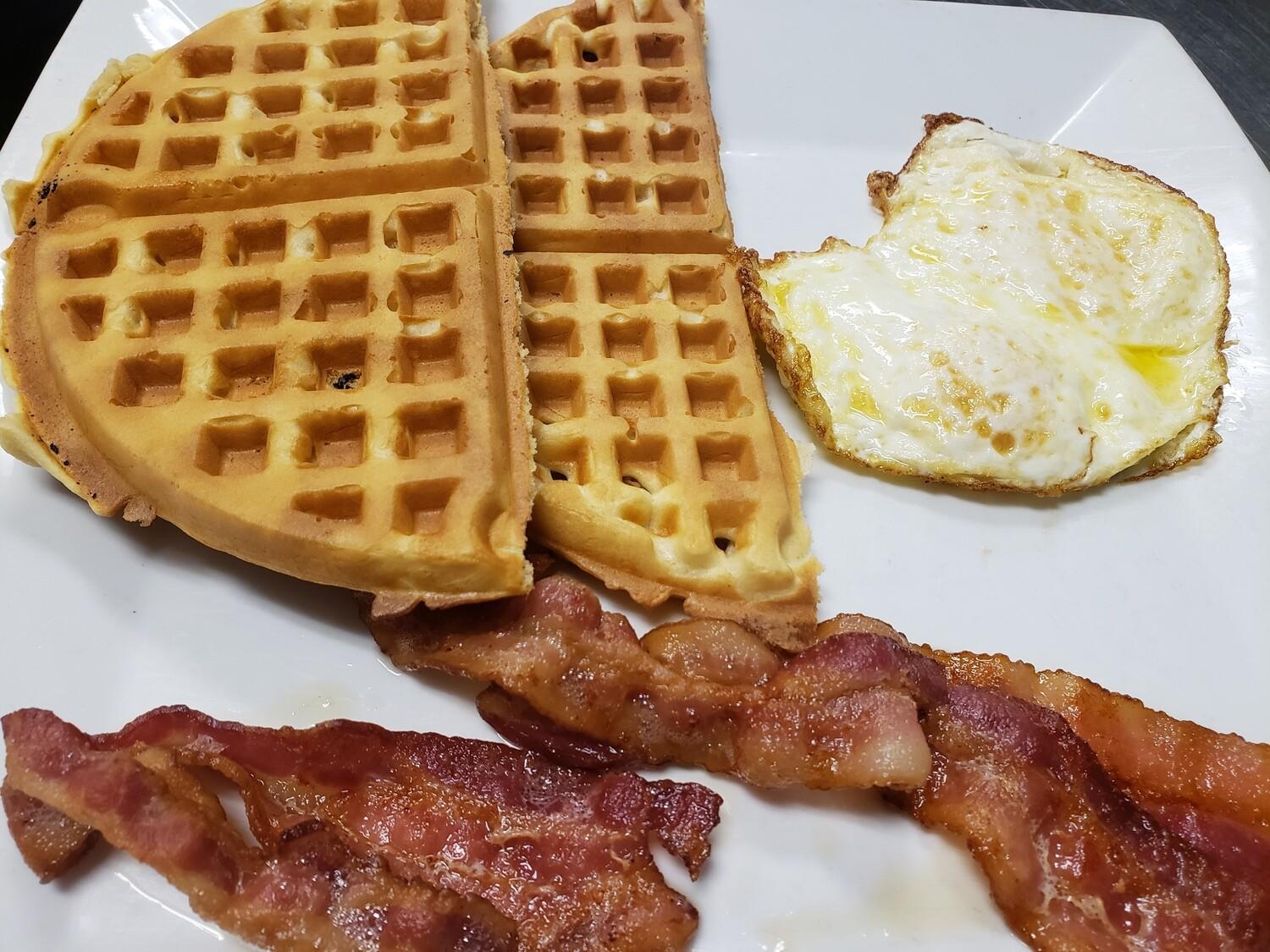 Two Eggs and Waffle.