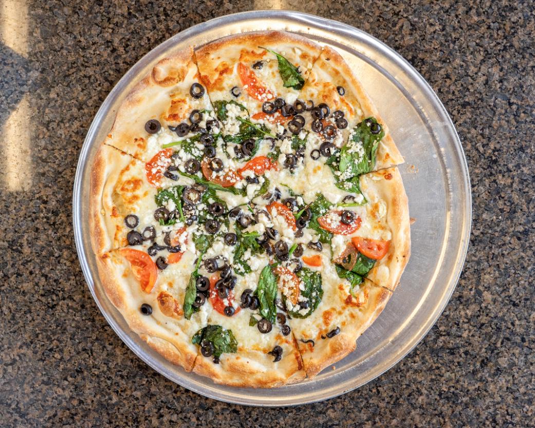 10" Mediterranean Pizza.