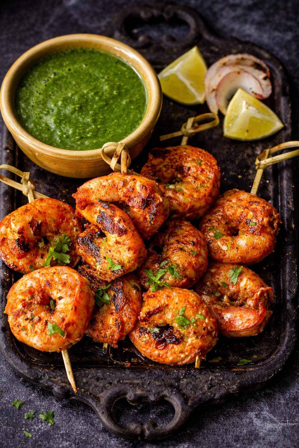 Tandoori Shrimps.