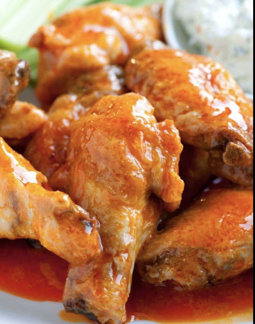 6 Pcs Buffalo Wings.