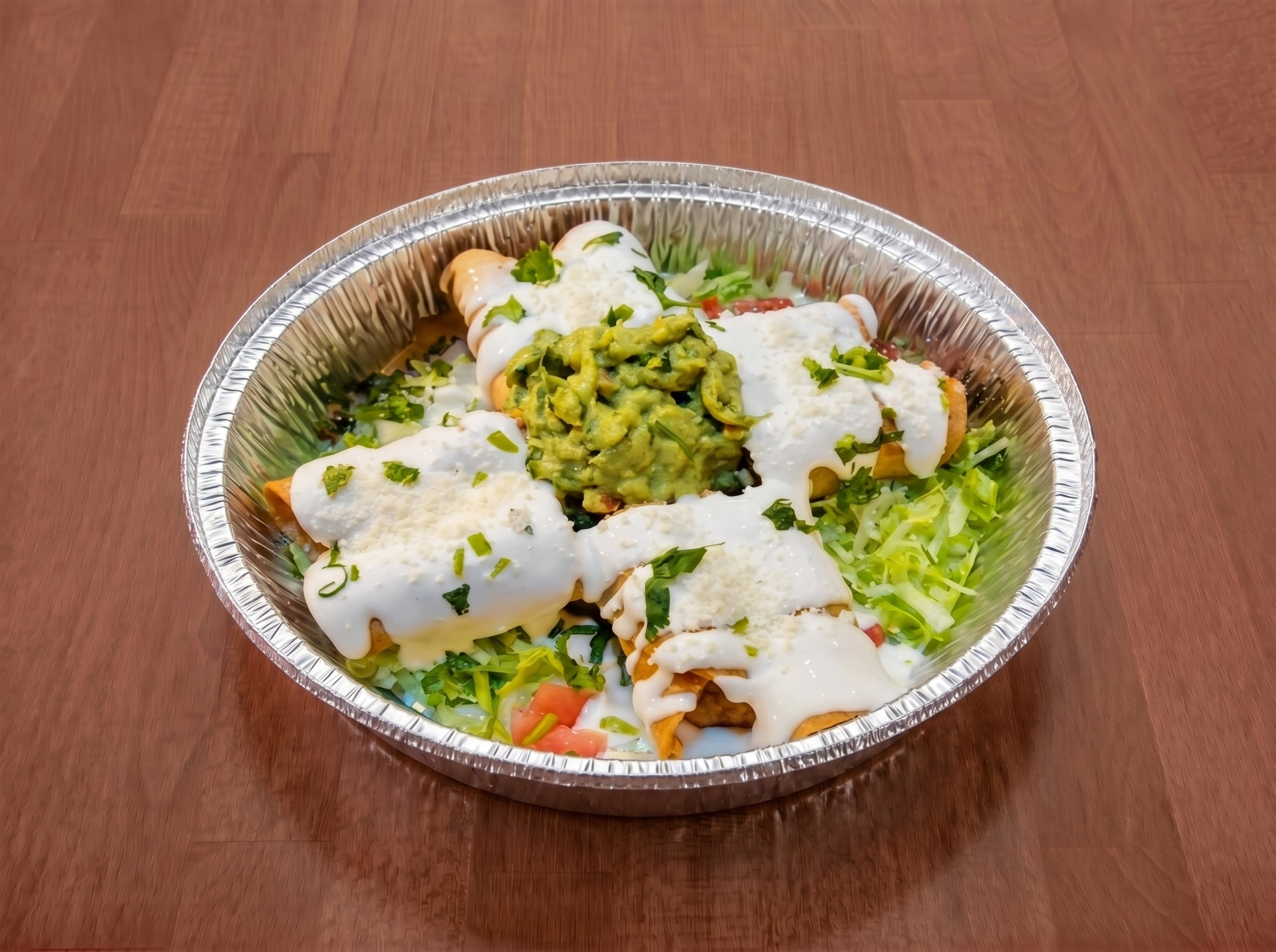 Taco Dorado De Tinga.