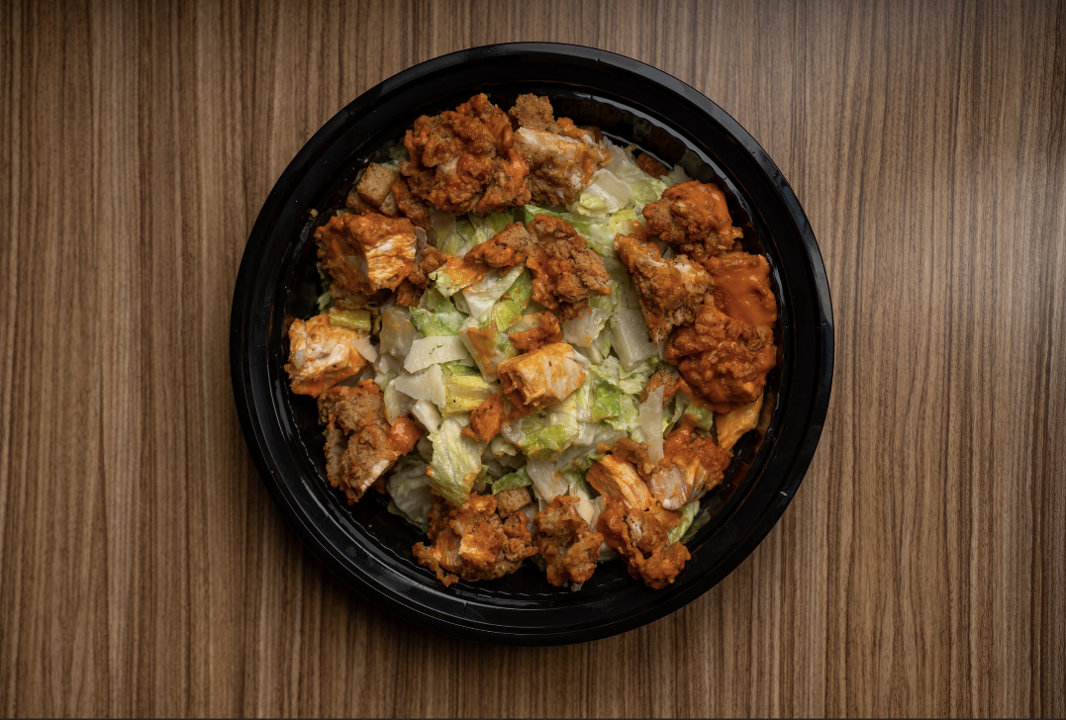 Buffalo Chicken Caesar Salad.