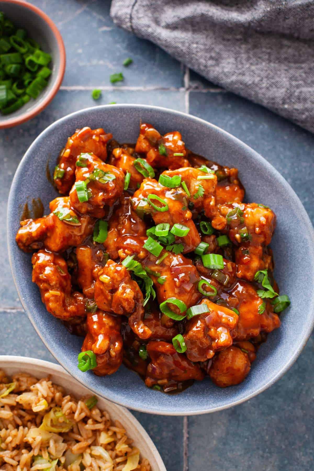 Chicken Manchurian.