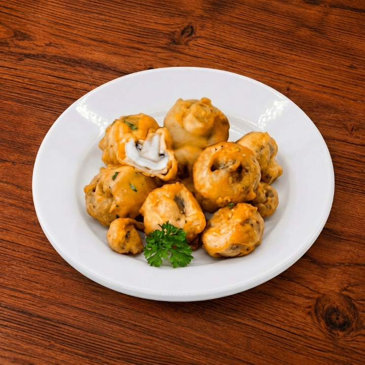 App Garlic Mushrooms.