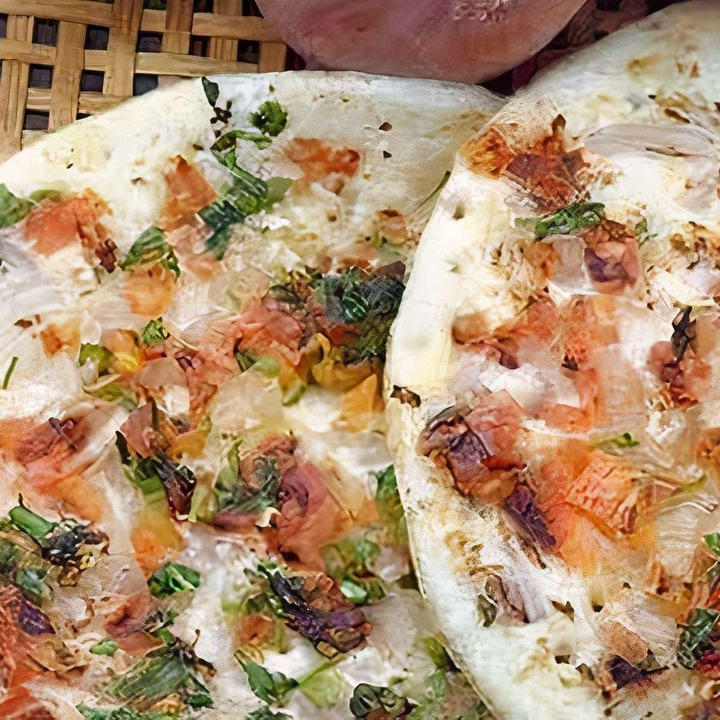Onion Chili Uttapam.