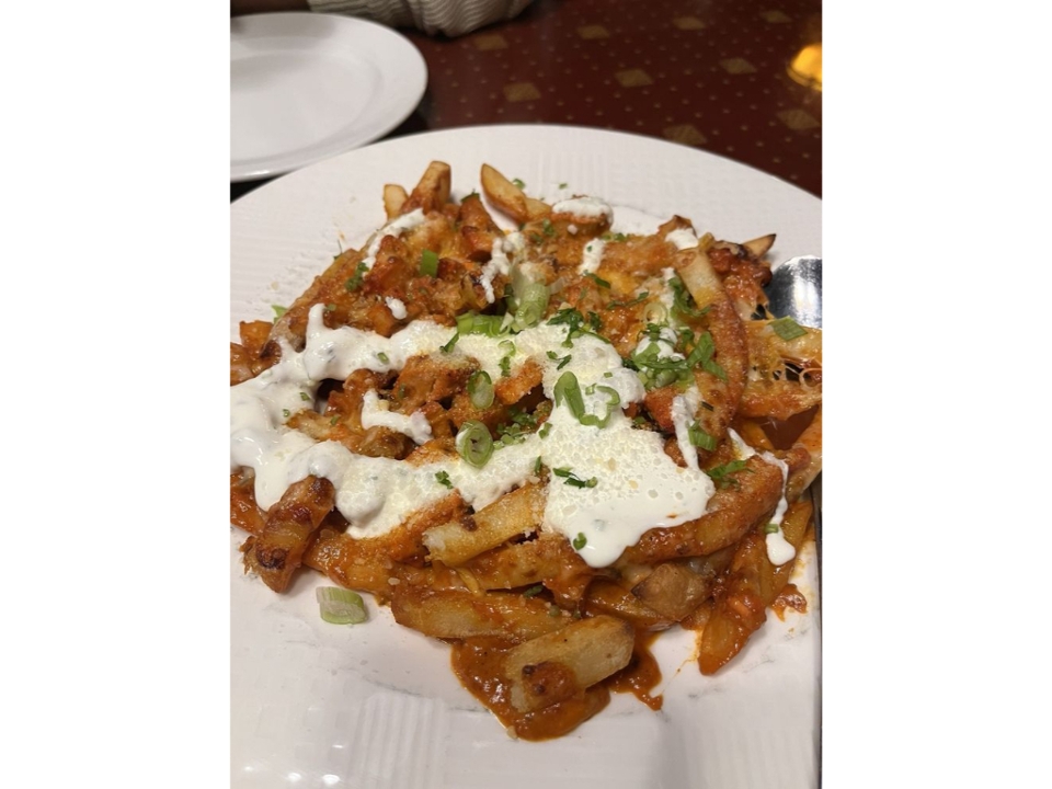 Baked Butter Chicken Fries.