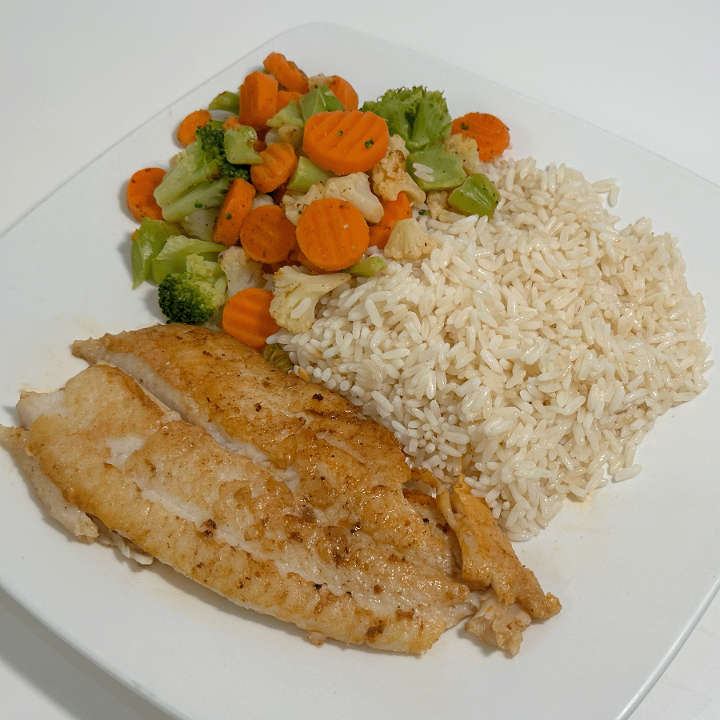 Grilled Grouper Dinner.